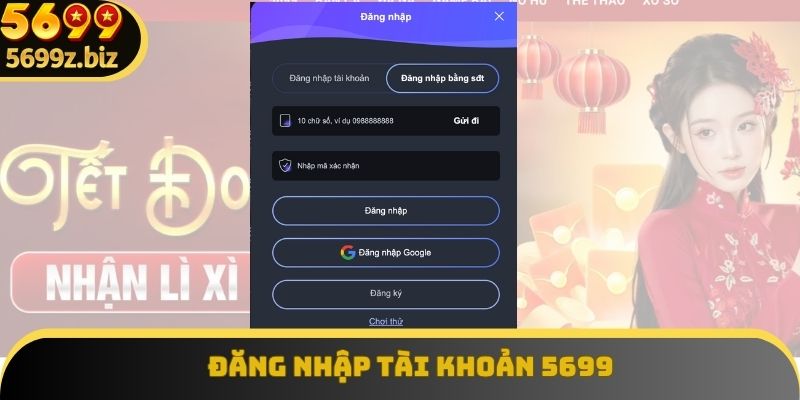 Đăng nhập với 3 bước